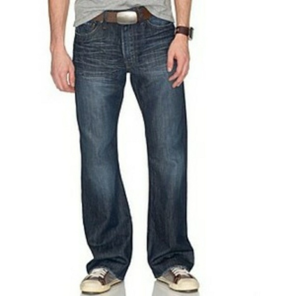 Blue Wash The Cliff Boot Cut Jeans 
